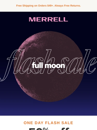 Merrell Sale Announcement