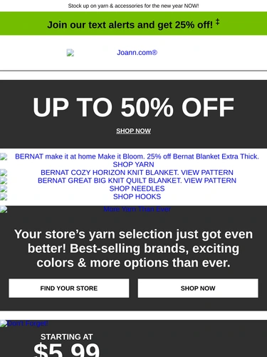 Joann Sale Announcement