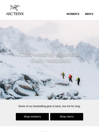 Arc'teryx Newsletter