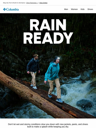 Columbia Sportswear Sale Announcement