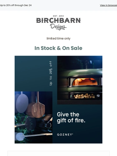 BirchBarn Designs Sale Announcement