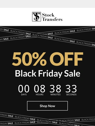 Stock Transfers Sale Announcement