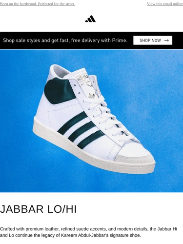 Adidas Sale Announcement
