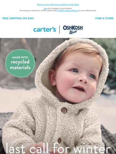 Carter's OshKosh Newsletter
