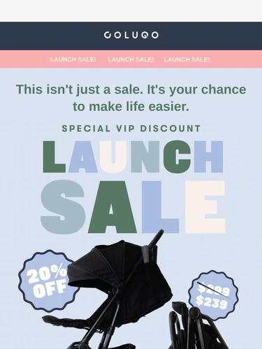 Colugo Sale Announcement