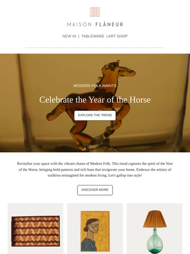 Maison Flaneur Newsletter