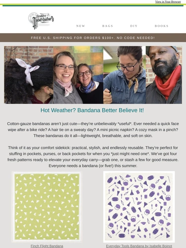 Brooklyn Haberdashery Newsletter