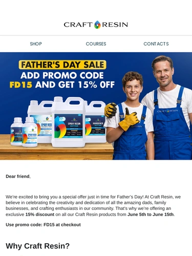 Craft Resin Holiday Campaign