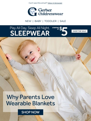 Gerber Childrenswear Newsletter