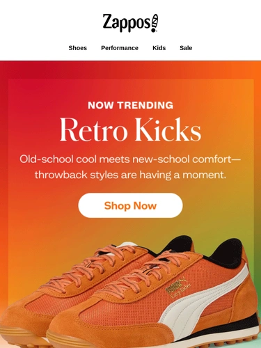 Zappos Sale Announcement