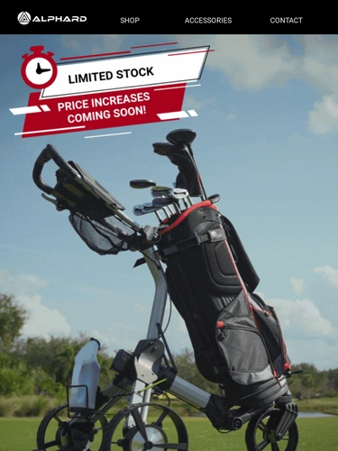 Alphard Golf Sale Announcement