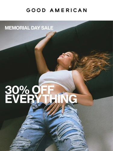 Good American Sale Announcement