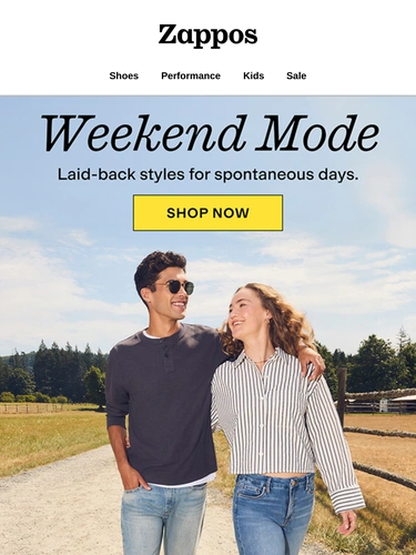 Zappos Sale Announcement