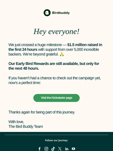My Bird Buddy Newsletter