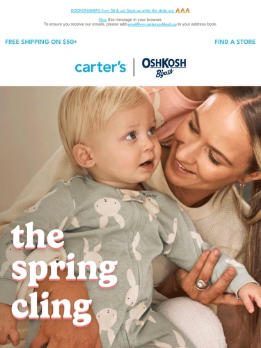 Carter's OshKosh Sale Announcement