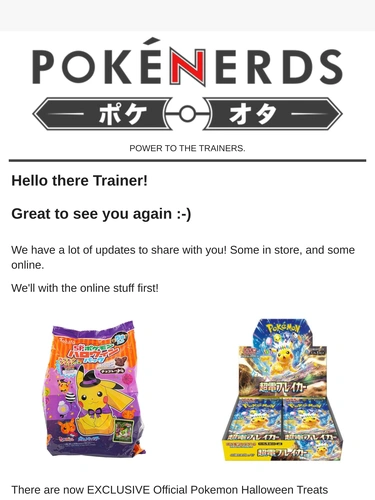 The PokeNerds Store Event Invitation