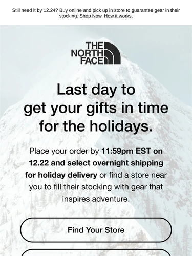 The North Face Holiday Campaign