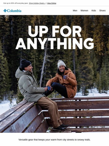 Columbia Sportswear Sale Announcement