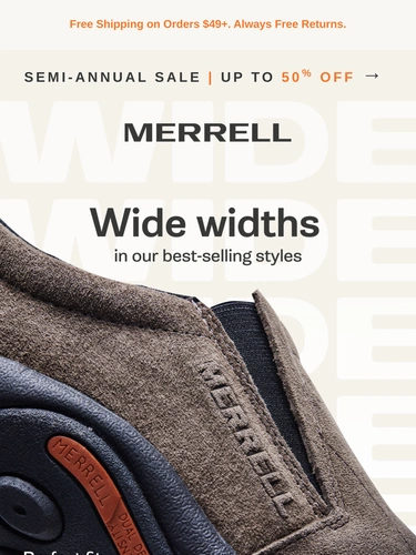 Merrell Sale Announcement