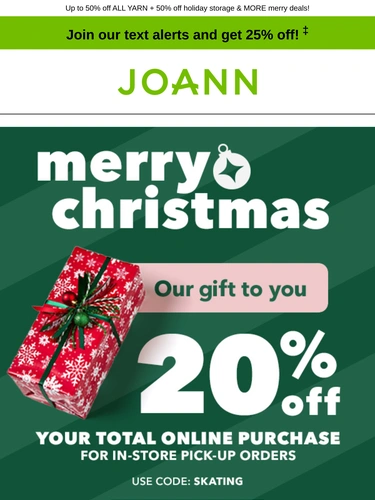 Joann Sale Announcement