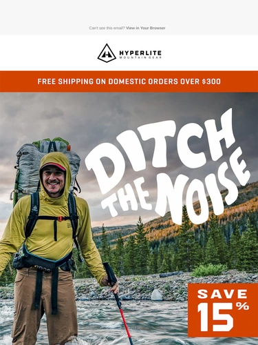 Hyperlite Mountain Gear Sale Announcement