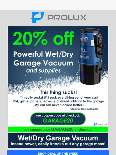 ProLux Cleaners Sale Announcement