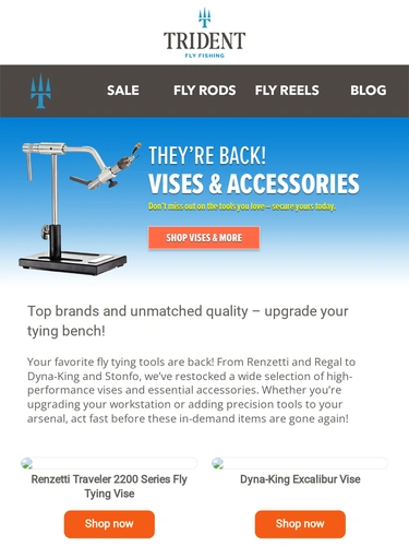 Trident Fly Fishing Newsletter