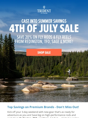 Trident Fly Fishing Sale Announcement