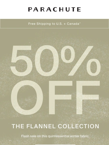 Parachute Home Sale Announcement