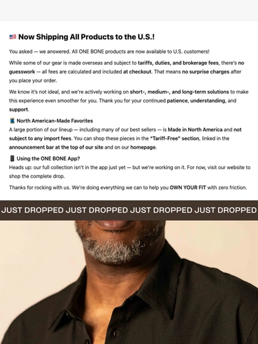 ONE BONE Sale Announcement
