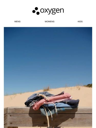 Oxygen Clothing Newsletter