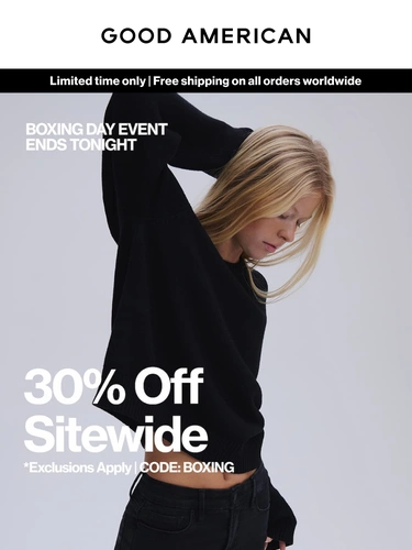 Good American Sale Announcement