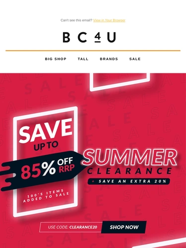BigClothing4U Sale Announcement