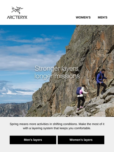 Arc'teryx Newsletter