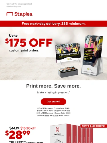 Staples Sale Announcement