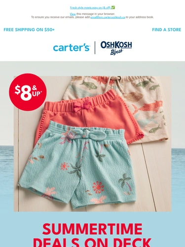 Carter's OshKosh Newsletter