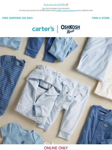 Carter's OshKosh Sale Announcement