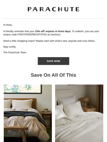 Parachute Home Welcome Series