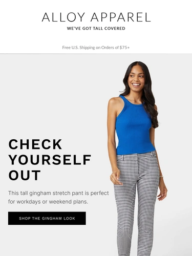 Alloy Apparel Newsletter