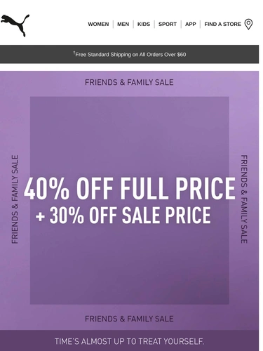 Puma Sale Announcement