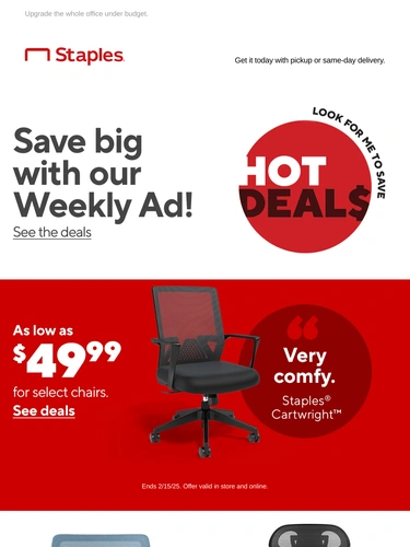Staples Sale Announcement