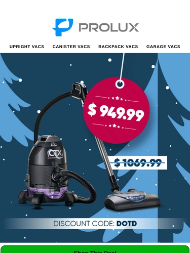 ProLux Cleaners Sale Announcement