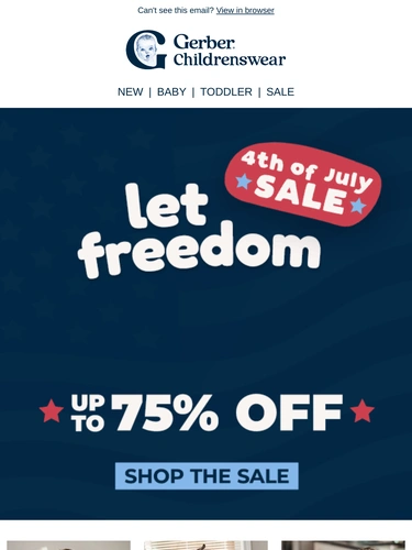 Gerber Childrenswear Email