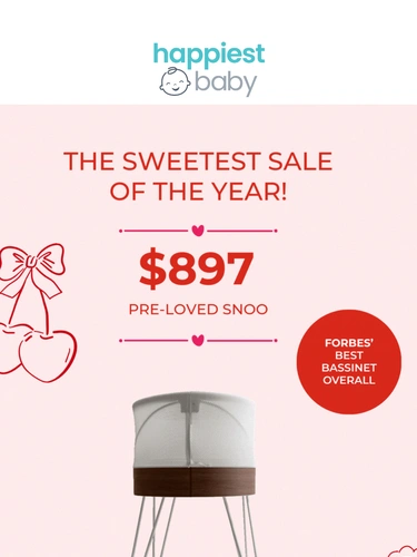 Happiest Baby Sale Announcement