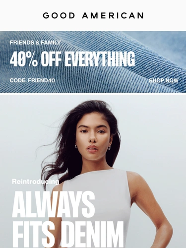 Good American Sale Announcement