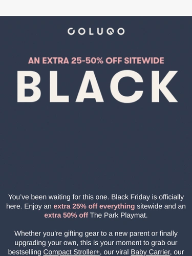 Colugo Sale Announcement