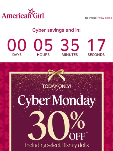 American Girl Sale Announcement