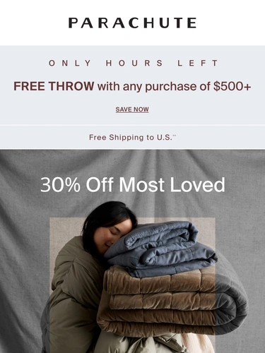 Parachute Home Holiday Campaign