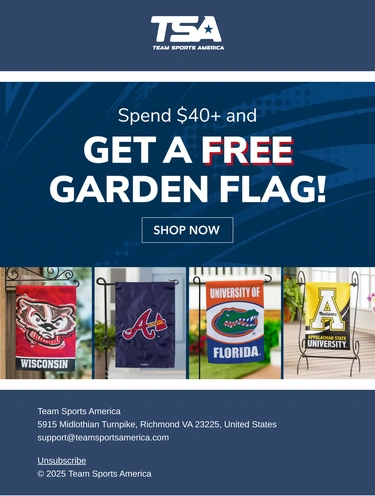 Team Sports America Sale Announcement