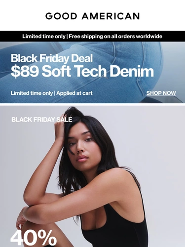 Good American Sale Announcement